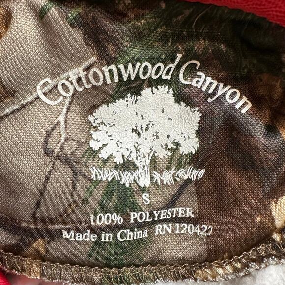 Realtree Cottonwood Canyon Women’s Camo Print Logo Hoodie Brown Pink Size Small - Picture 7 of 8